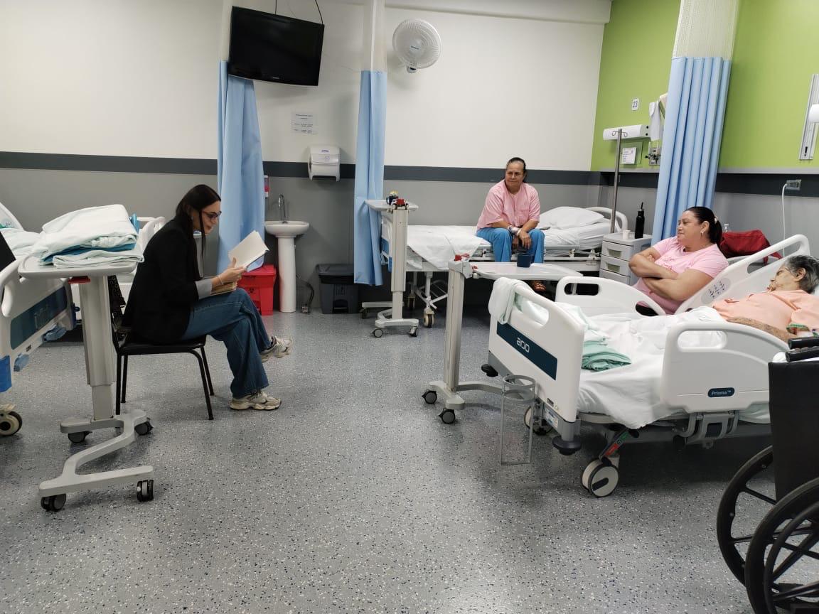 La magia de la lectura acompañó a pacientes del hospital Juana Pirola en una semana especial