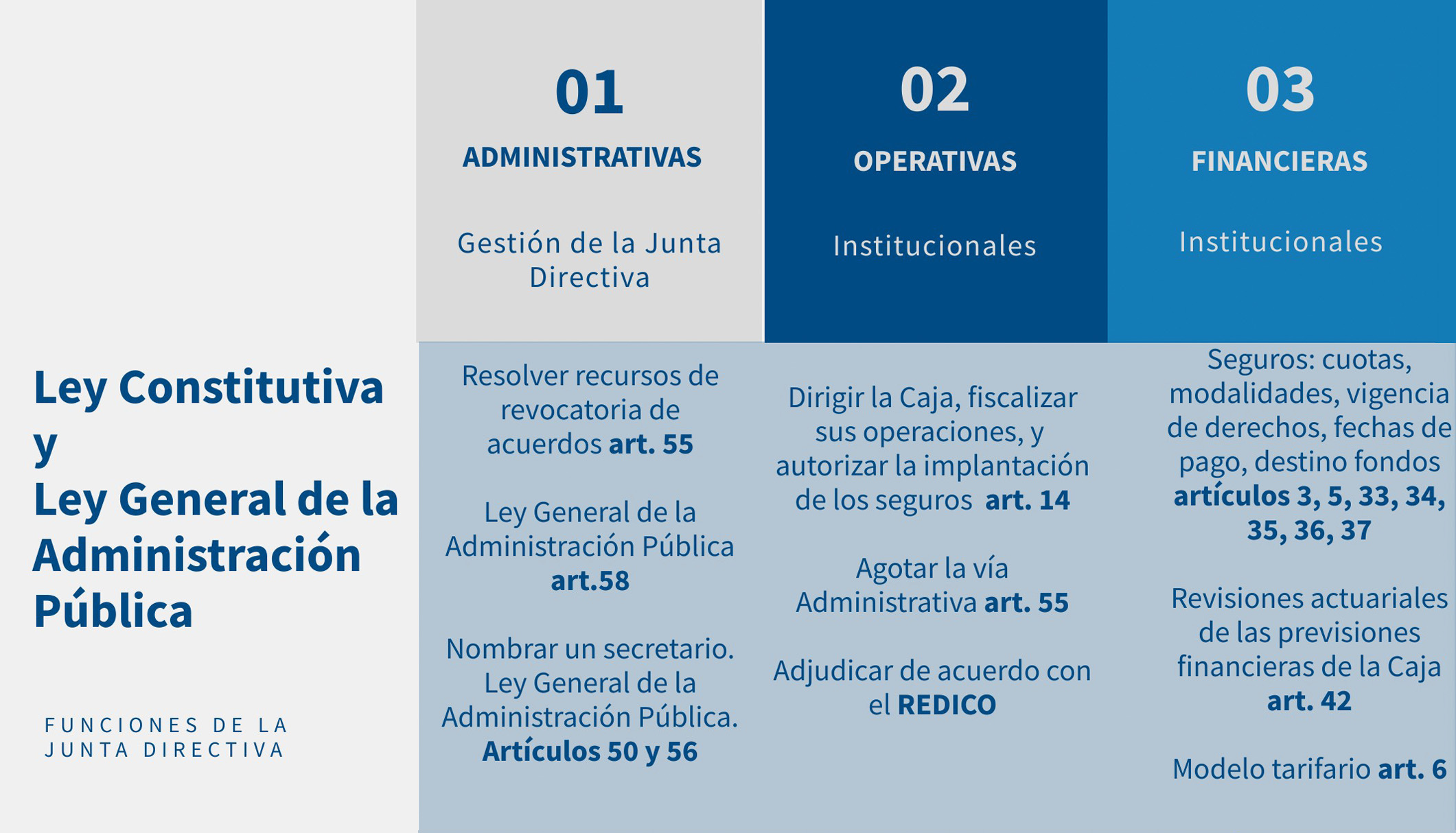 Funciones Junta Directiva