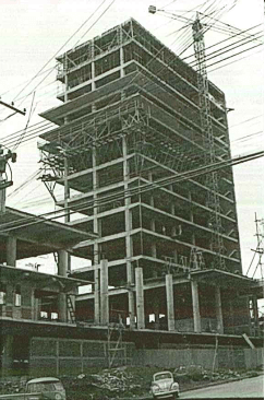 Construcción del edificio Laureano Echandi